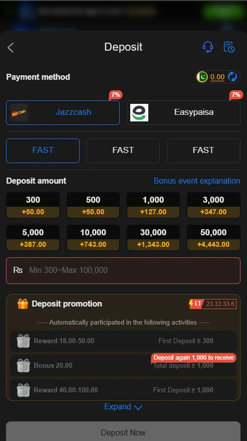 K 888 Deposit